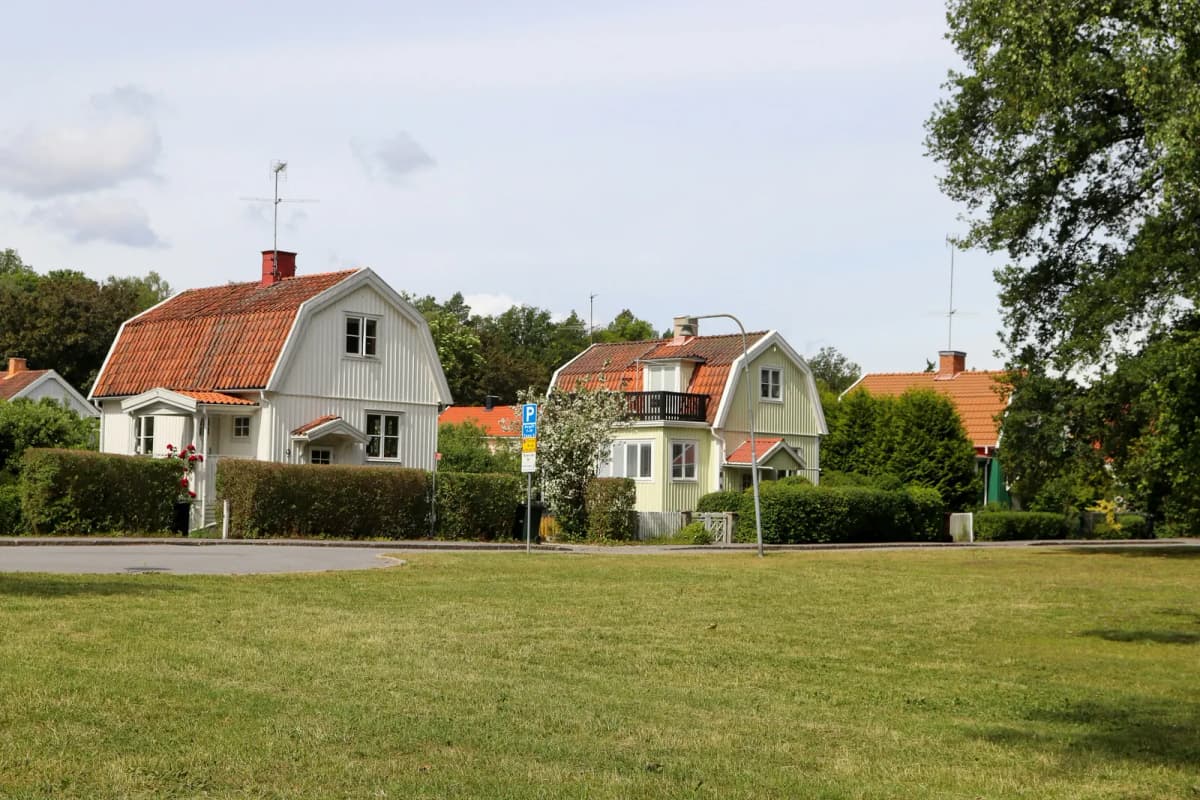 Residential property with bird entry points at roofline