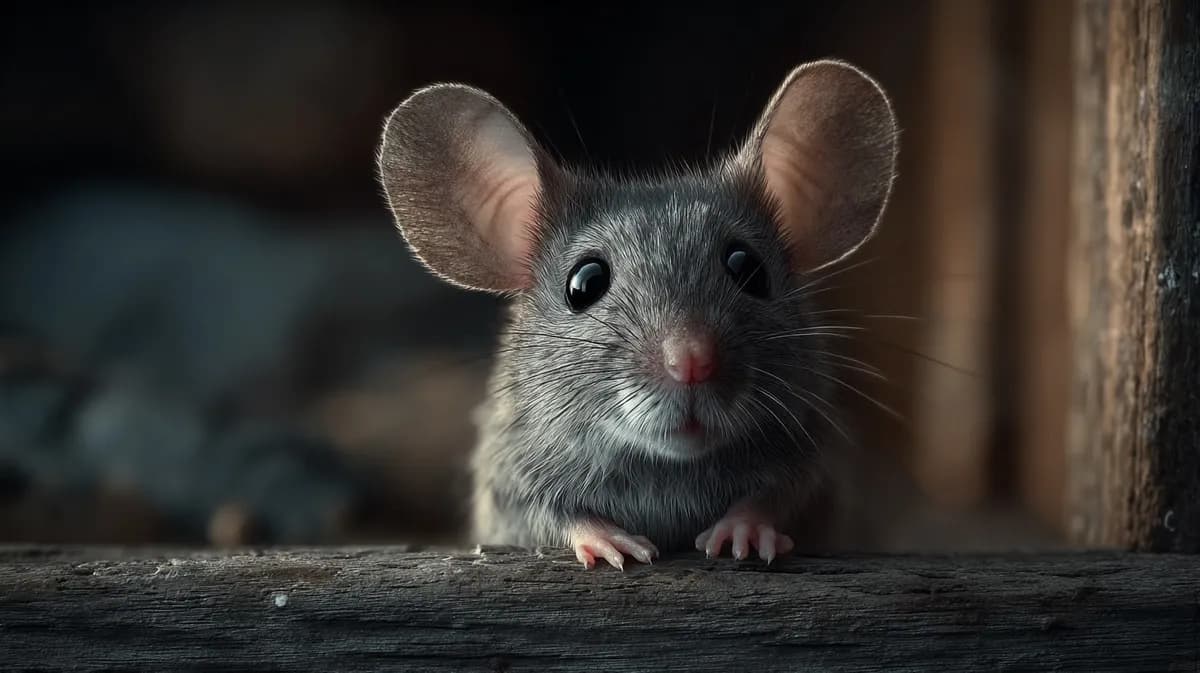 Mouse infestation requiring professional removal